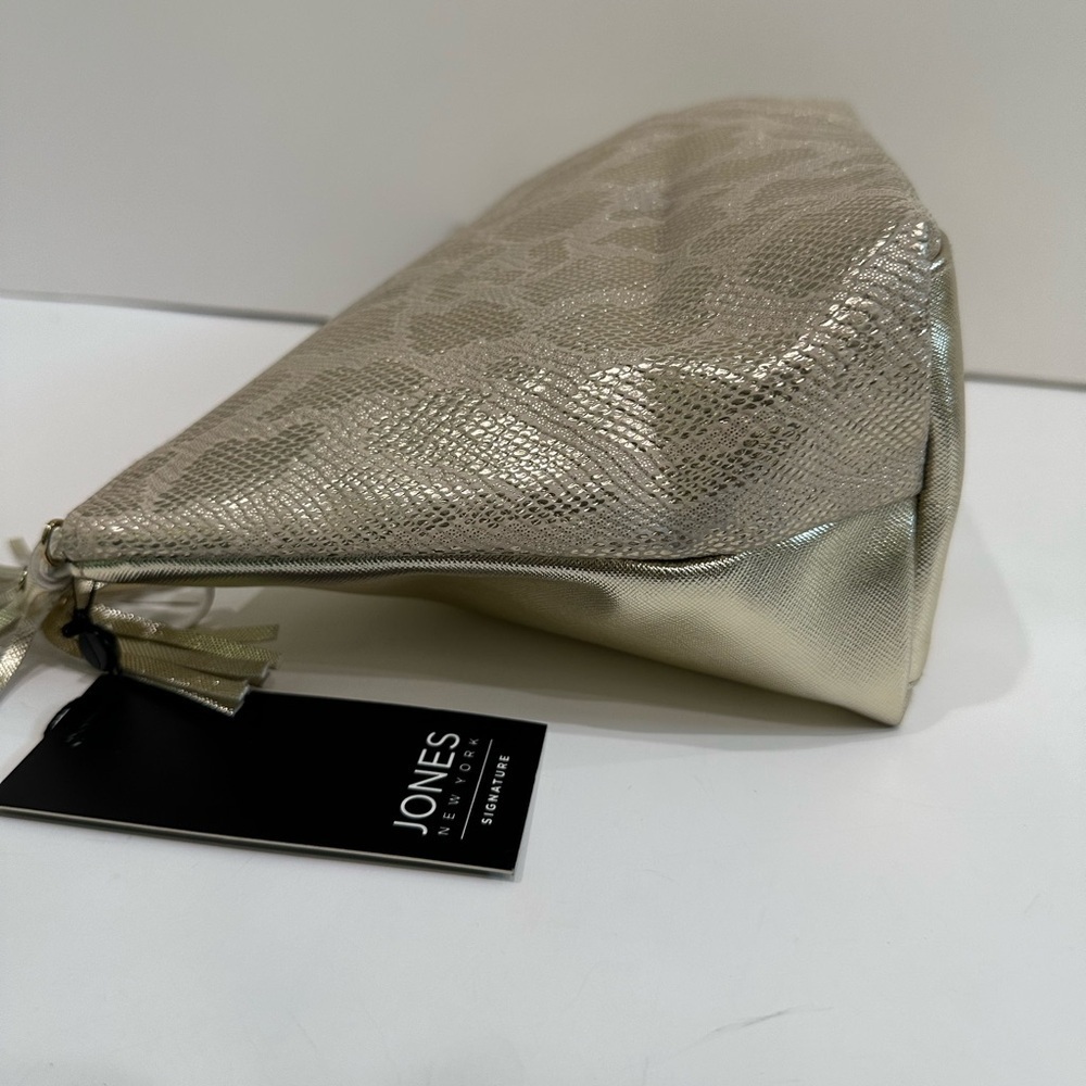 Jones New York Signature Clutch Purse - Gold (NWT) - Picture 3 of 11